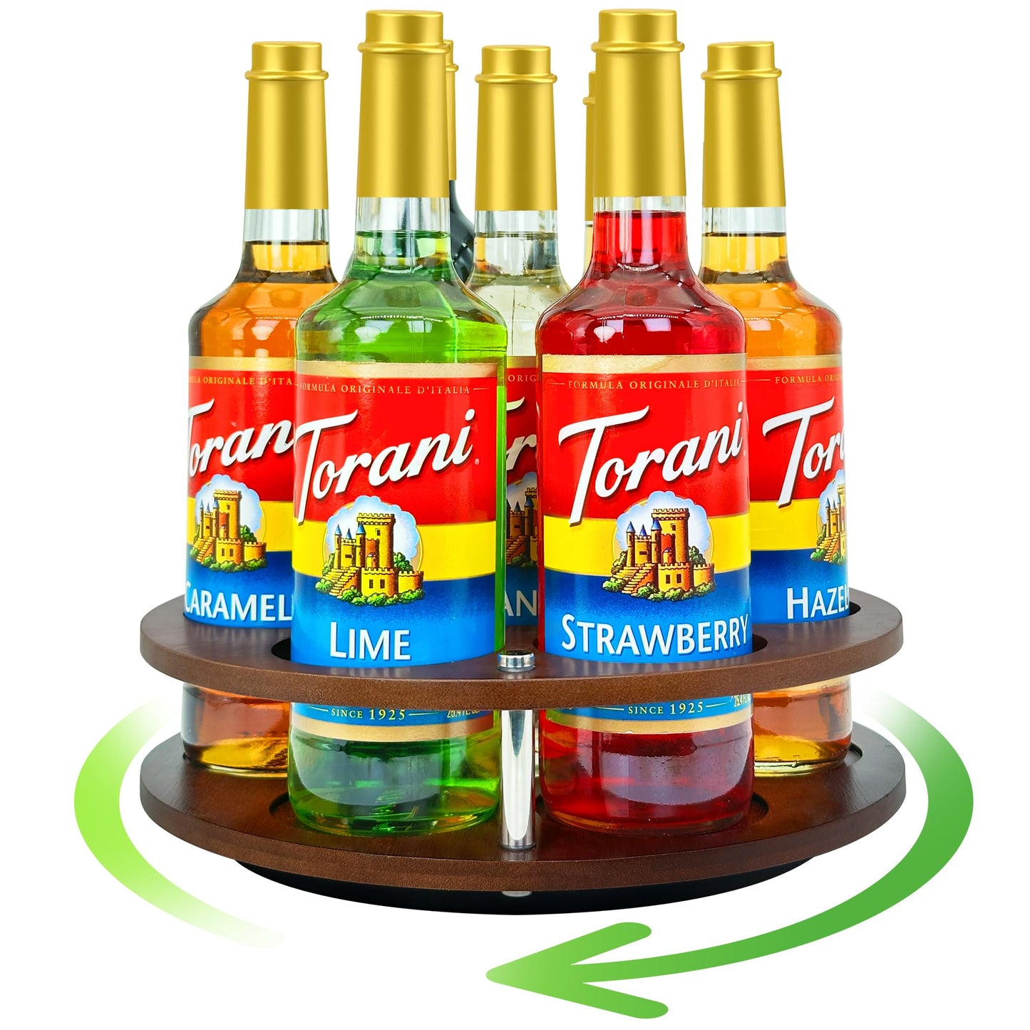 Rotating Coffee Syrup Organizer